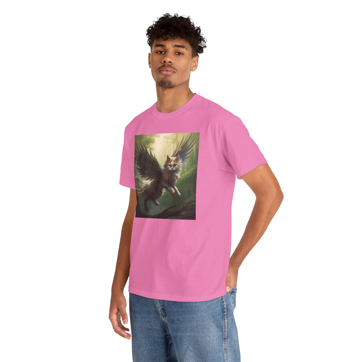 Fantasy Cat Unisex Heavy Cotton Tee