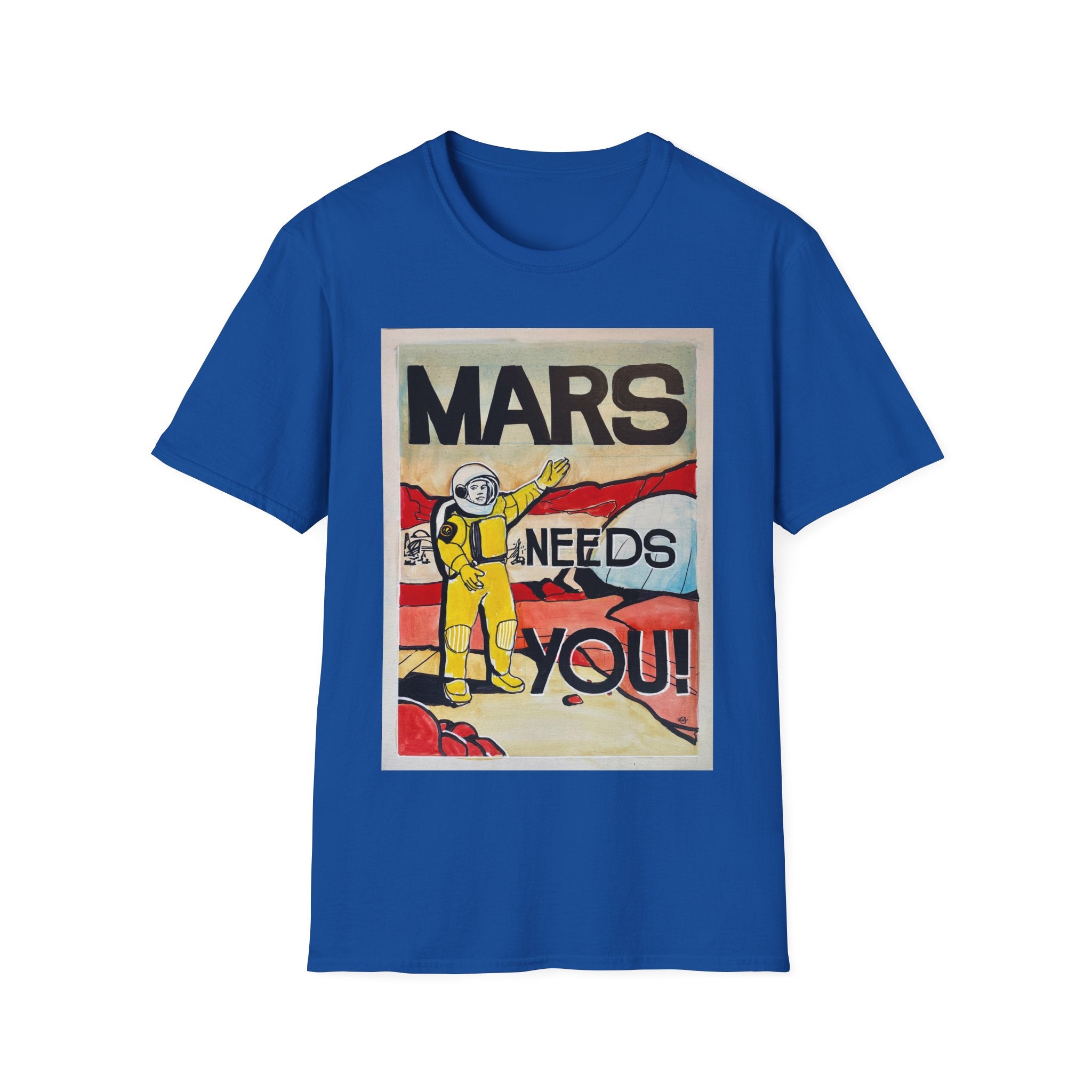 Mars Needs You Unisex Softstyle T-Shirt