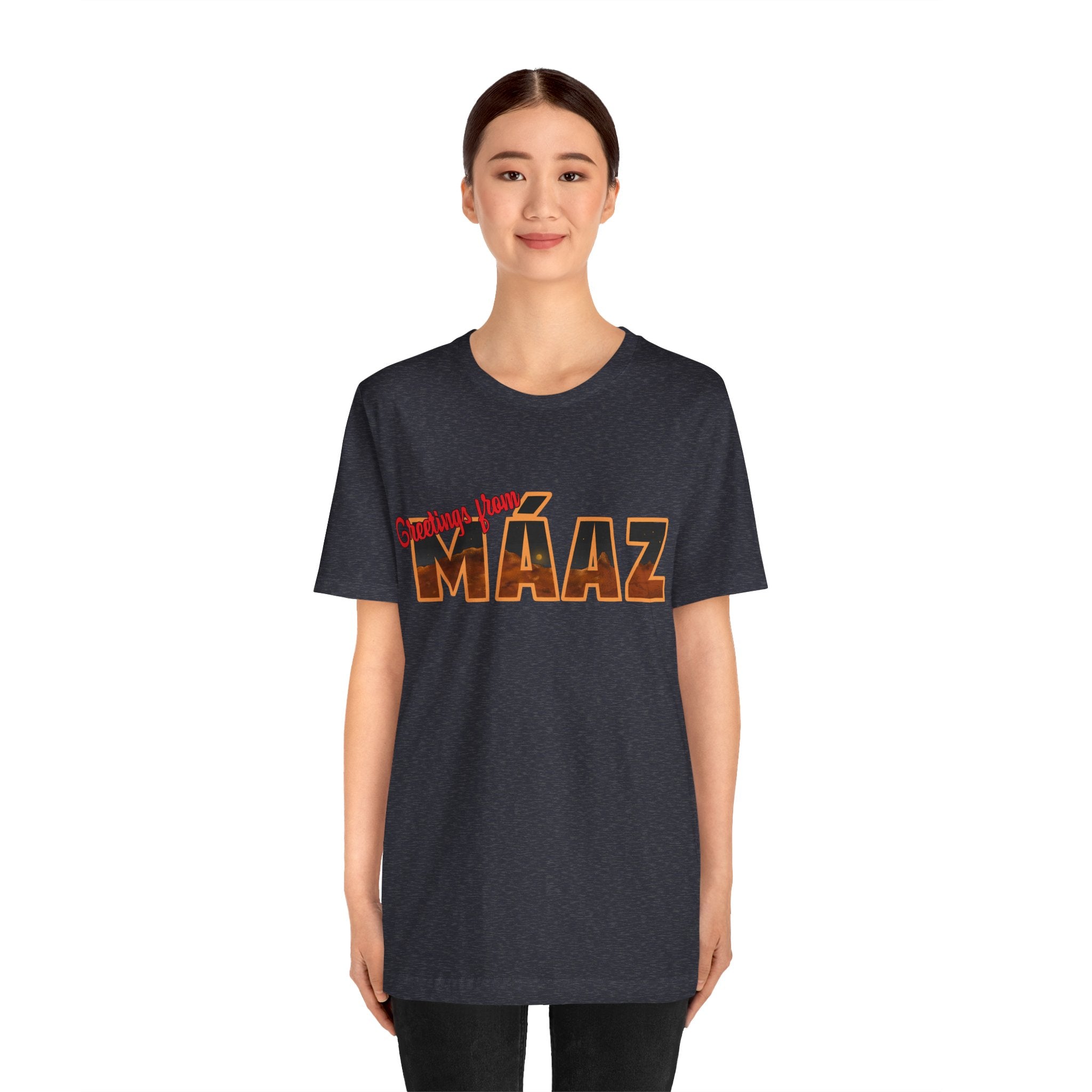 Greetings from Máaz Unisex Jersey Short Sleeve Tee