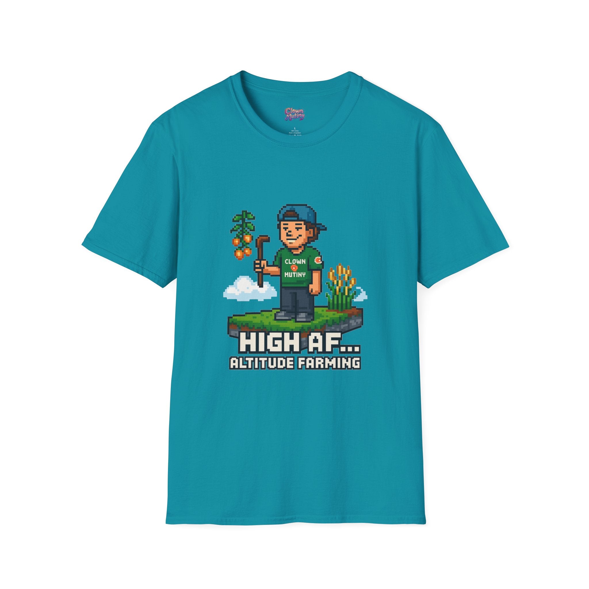 Altitude Farming Graphic T-Shirt, Fun Unisex Tee for Gamers, Perfect Gift for Farmers, Birthday, or Casual Wear