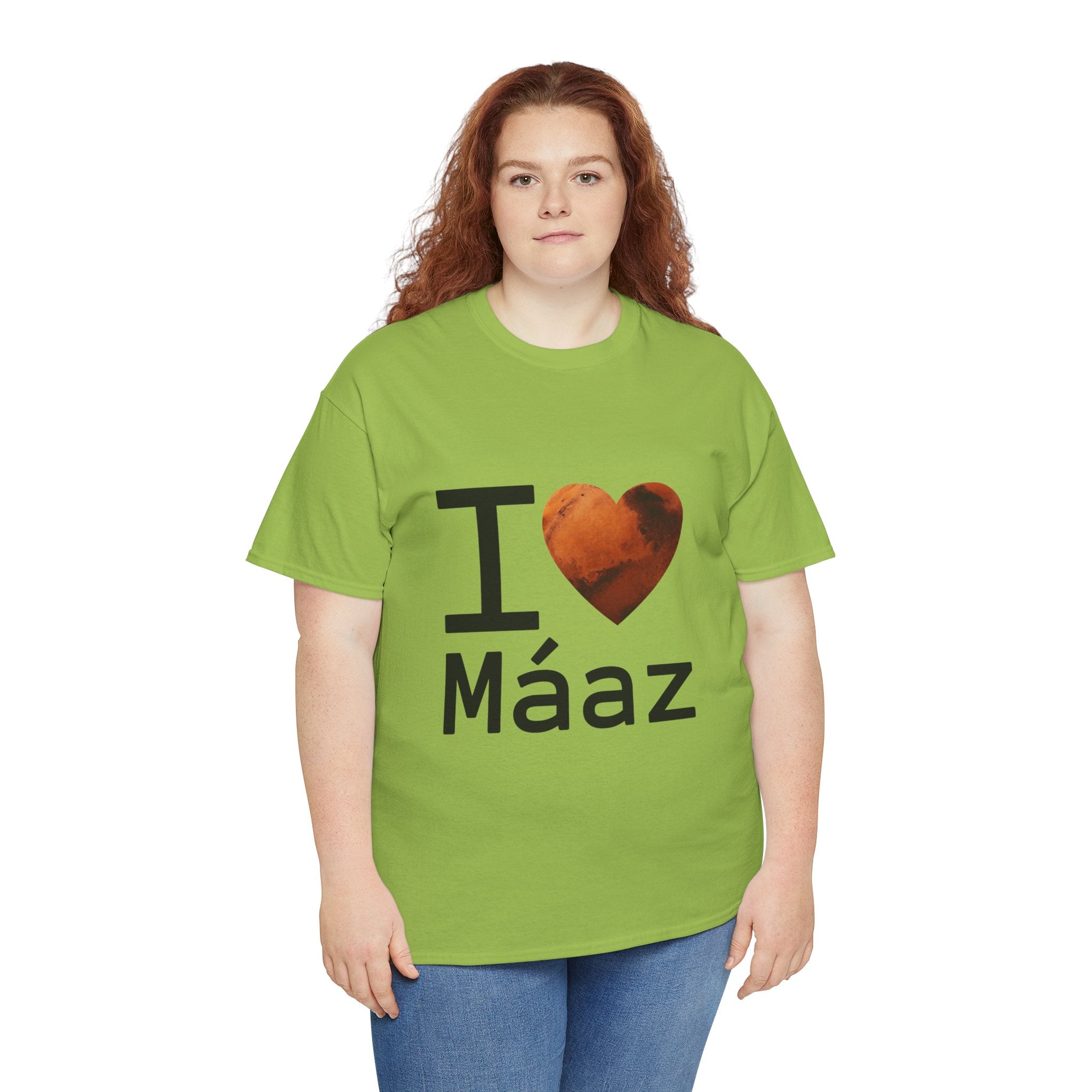 I Love Mars Unisex Heavy Cotton Tee