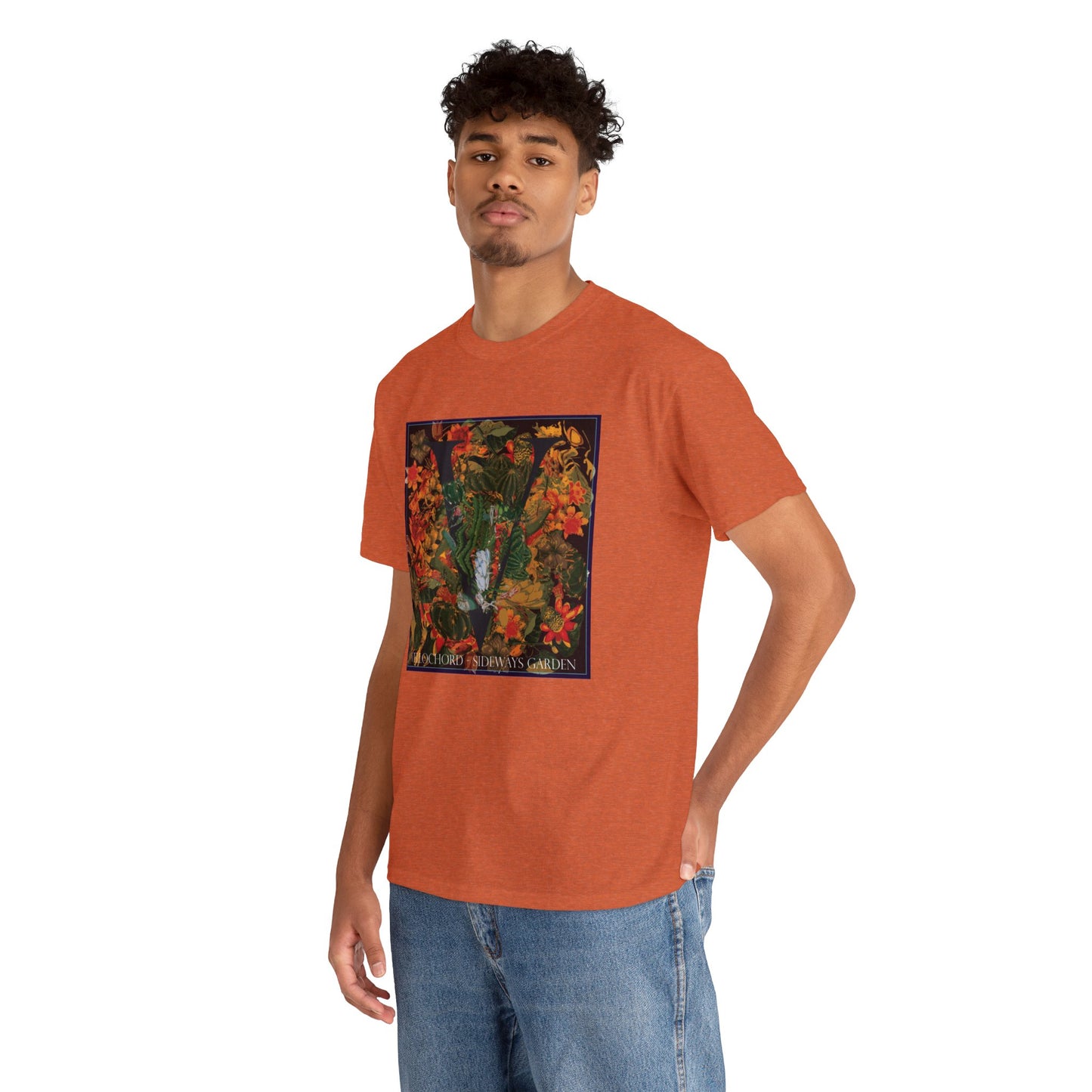 Official Vellochord Sideways Garden Unisex Heavy Cotton Tee