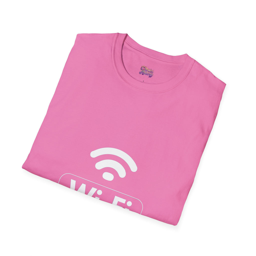 Funny Wi-Fi Love Language Unisex Softstyle T-Shirt | Perfect for Tech Lovers