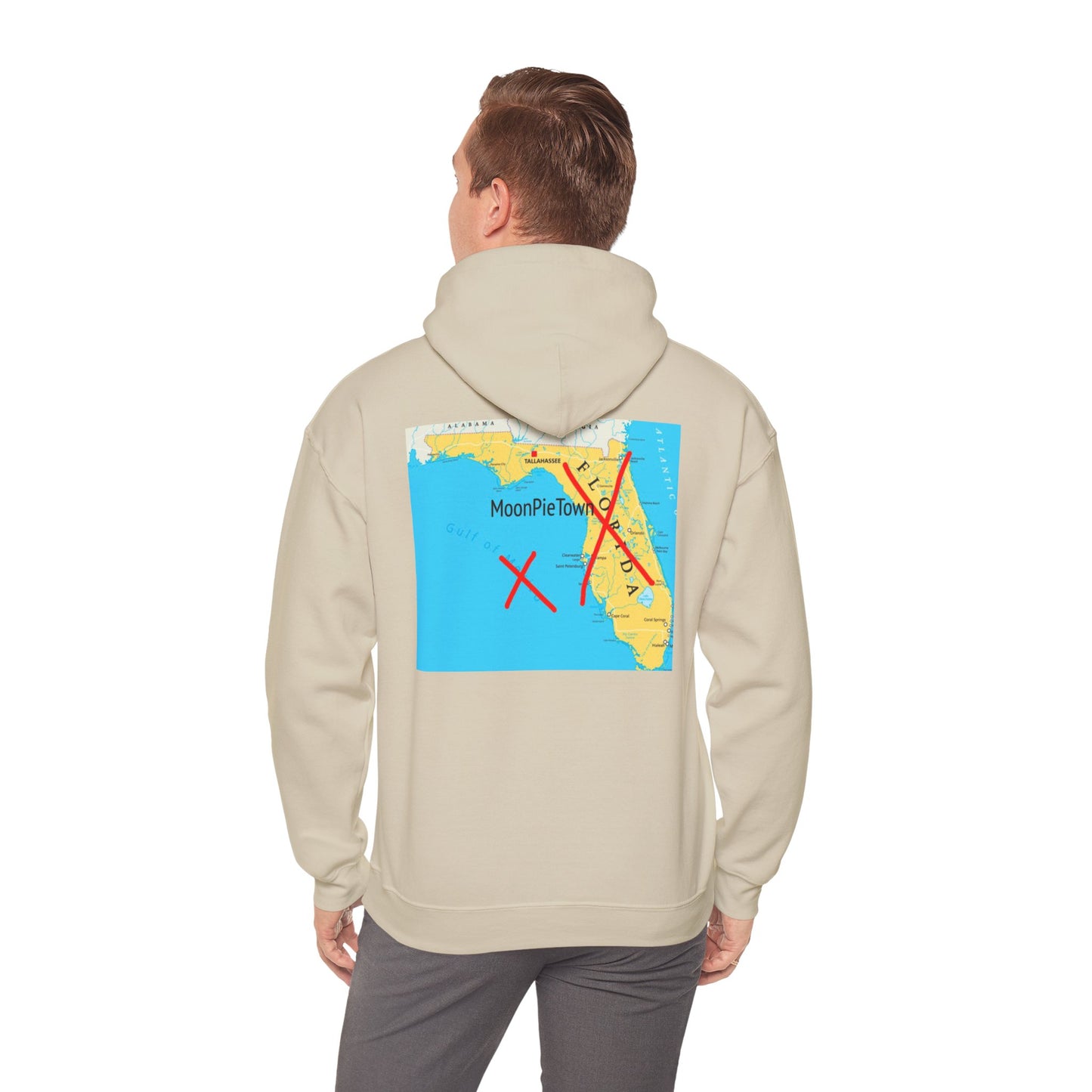 Fun MoonPieTown Hooded Sweatshirt for Casual Wear