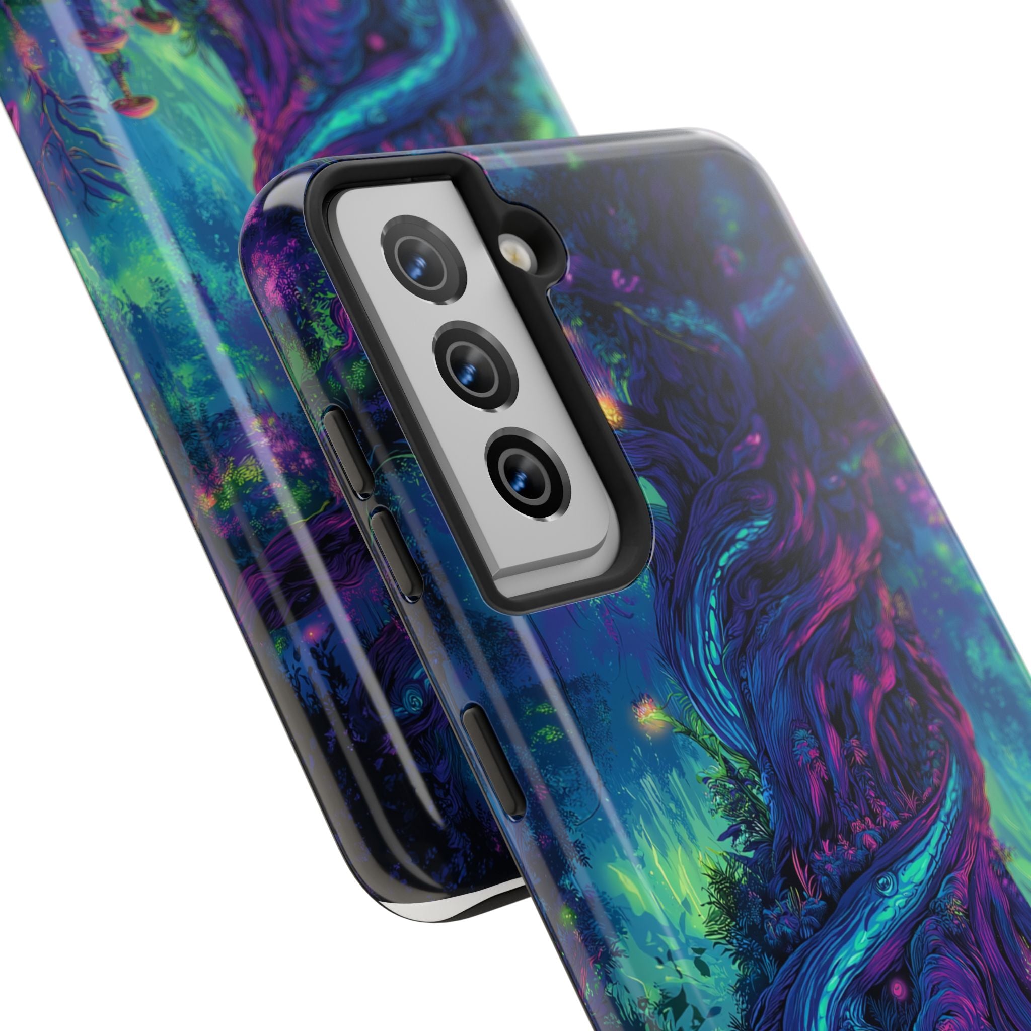 Psychedelic Tree Tough Phone Cases