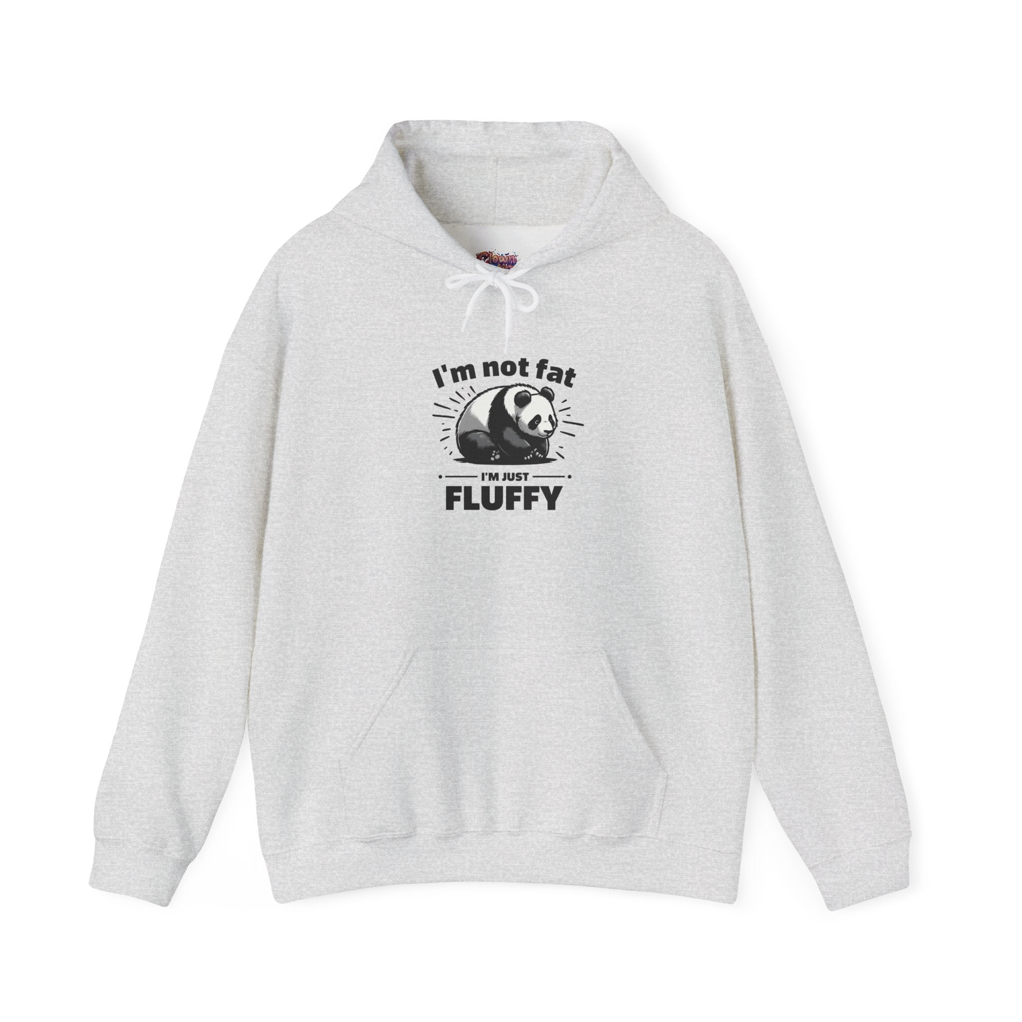Funny Panda Hoodie - "I'm Not Fat, I'm Just Fluffy"