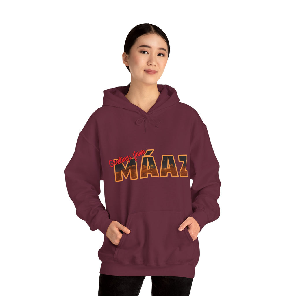 Greetings from Máaz Martians Unisex Heavy Blend Hooded Sweatshirt