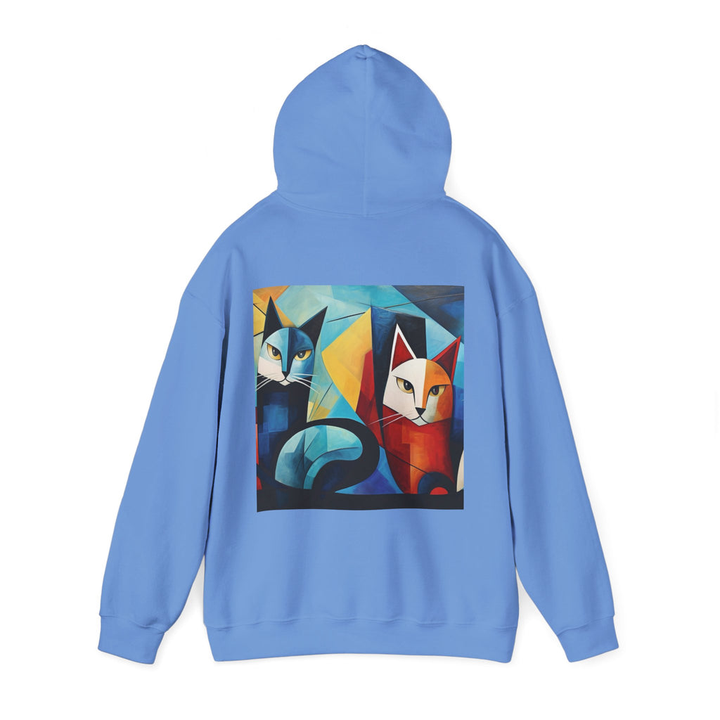 MeowMeow Back Unisex Heavy Blend Hooded Sweatshirt