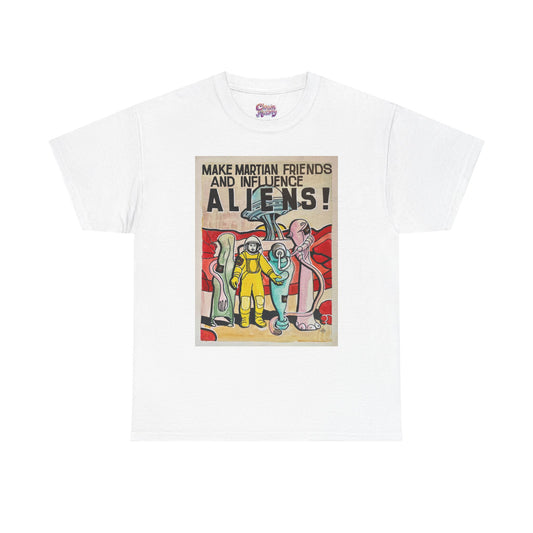 Mars Aliens Unisex Heavy Cotton Tee