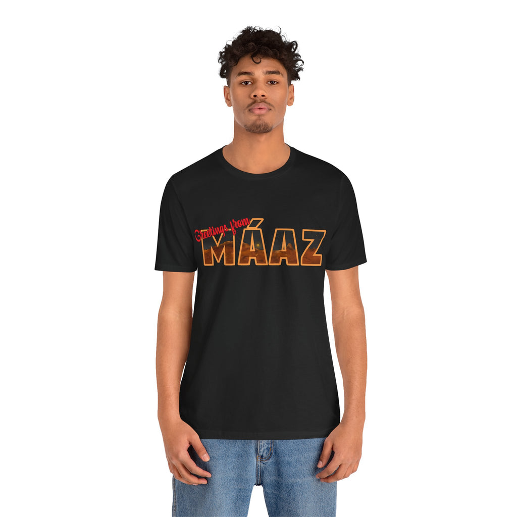 Greetings from Máaz Unisex Jersey Short Sleeve Tee