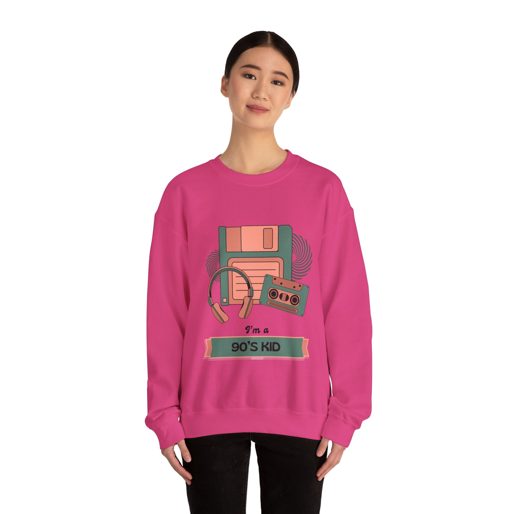 90s Kid Unisex Heavy Blend Crewneck Sweatshirt