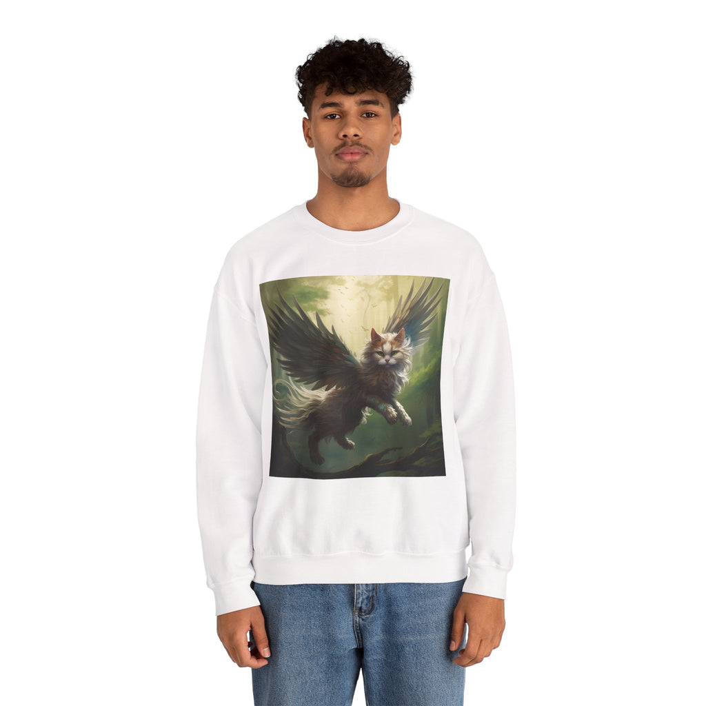 Fantasy Cat Unisex Heavy Blend Crewneck Sweatshirt