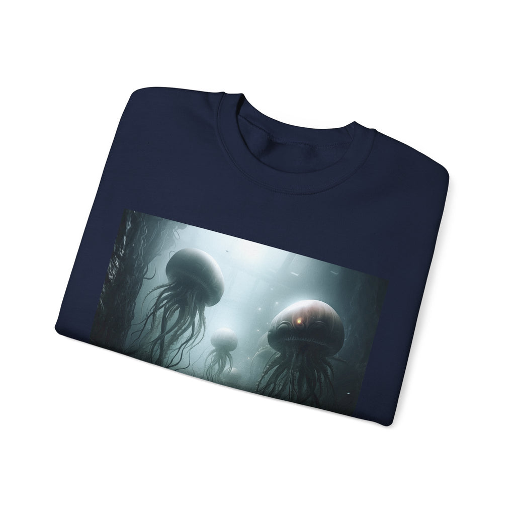 Alien Jellyfish Unisex Heavy Blend Crewneck Sweatshirt