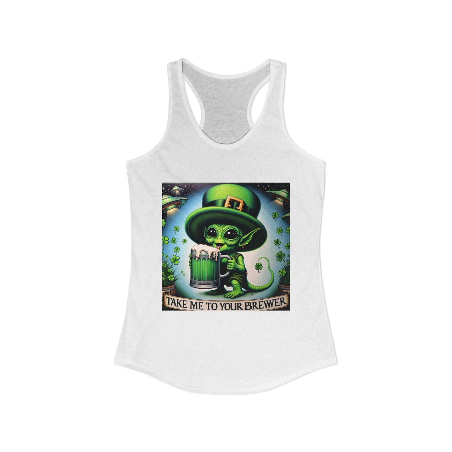 Take me to your Brewer Women's Ideal Racerback Tank