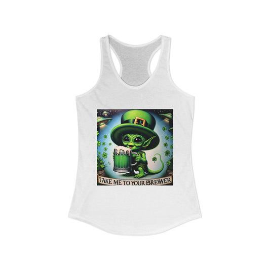 Take me to your Brewer Women's Ideal Racerback Tank