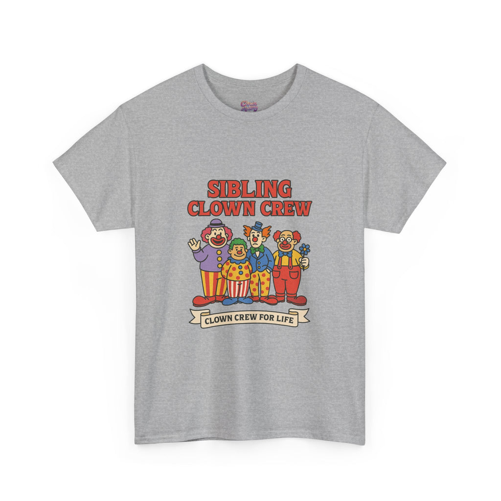 Clown Siblings Unisex Heavy Cotton Tee