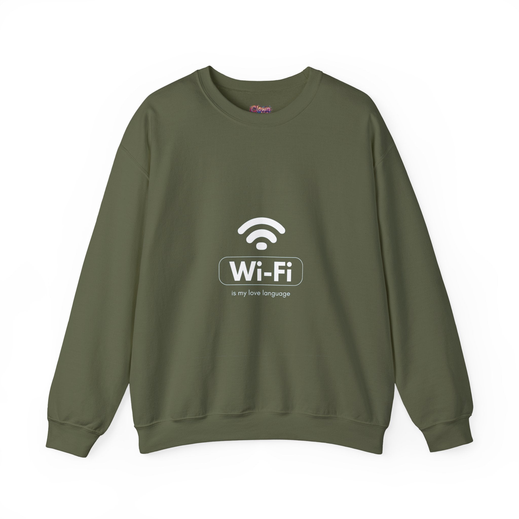 Wi-Fi Love Language Sweatshirt - Unisex Heavy Blend Crewneck