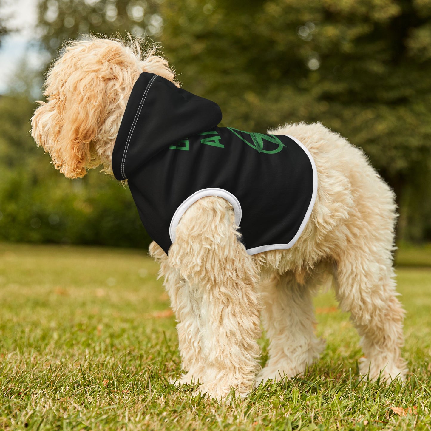 Green Army Dog Hoodie