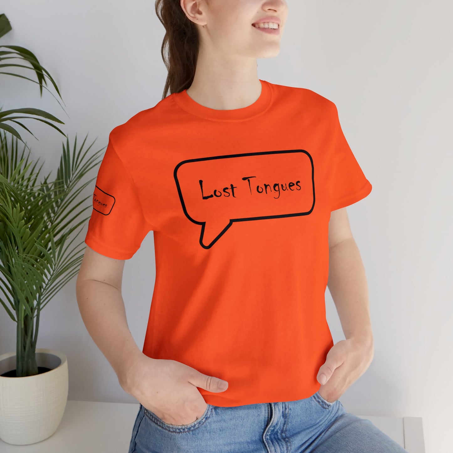 Lost Tongues Unisex Jersey Short Sleeve Tee