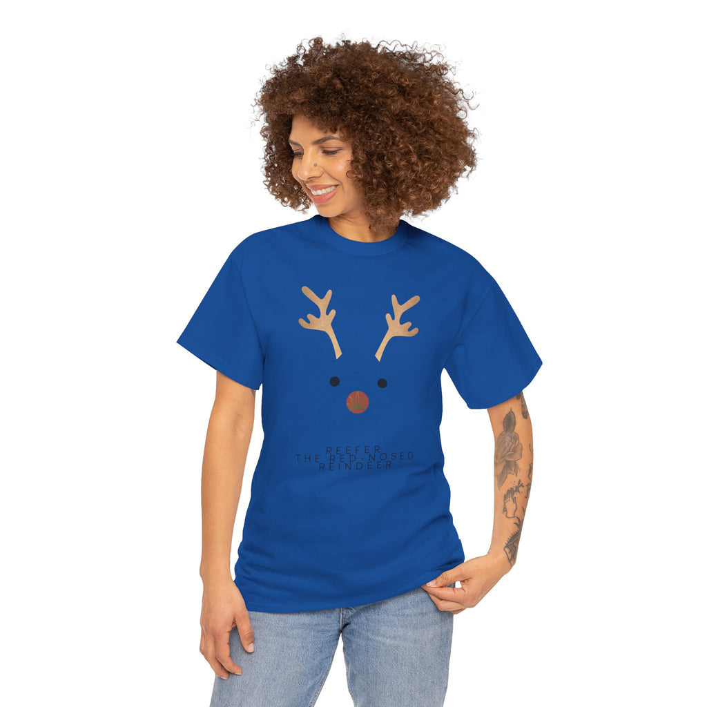 Reindeer Unisex Heavy Cotton Tee