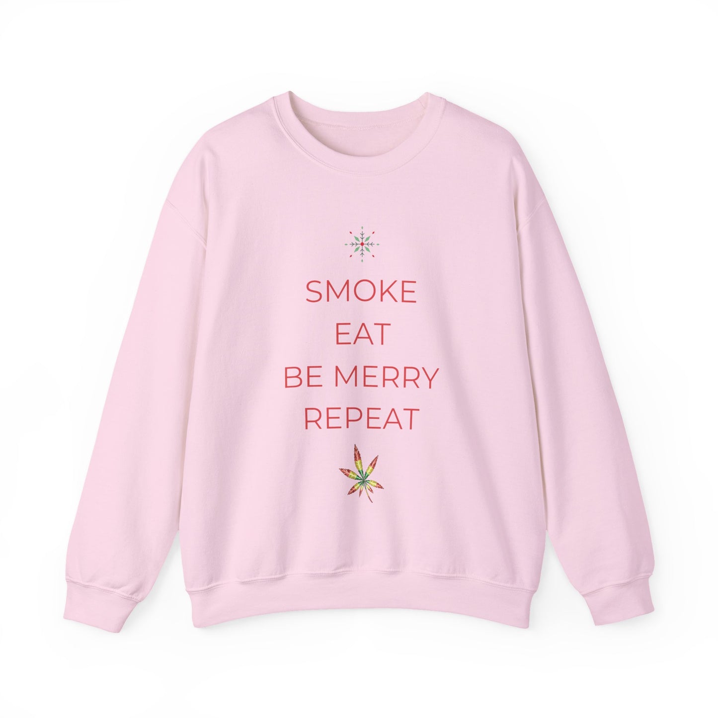 Eat Repeat Holiday Unisex Heavy Blend Crewneck Sweatshirt