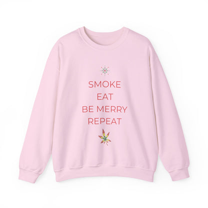Eat Repeat Holiday Unisex Heavy Blend Crewneck Sweatshirt