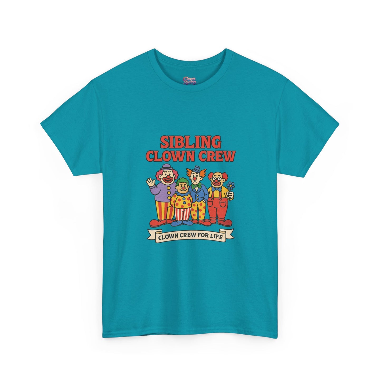 Clown Siblings Unisex Heavy Cotton Tee