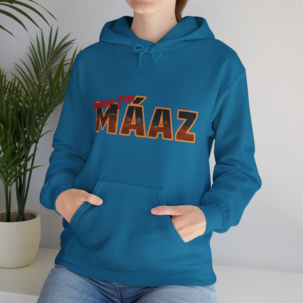 Greetings from Máaz Martians Unisex Heavy Blend Hooded Sweatshirt