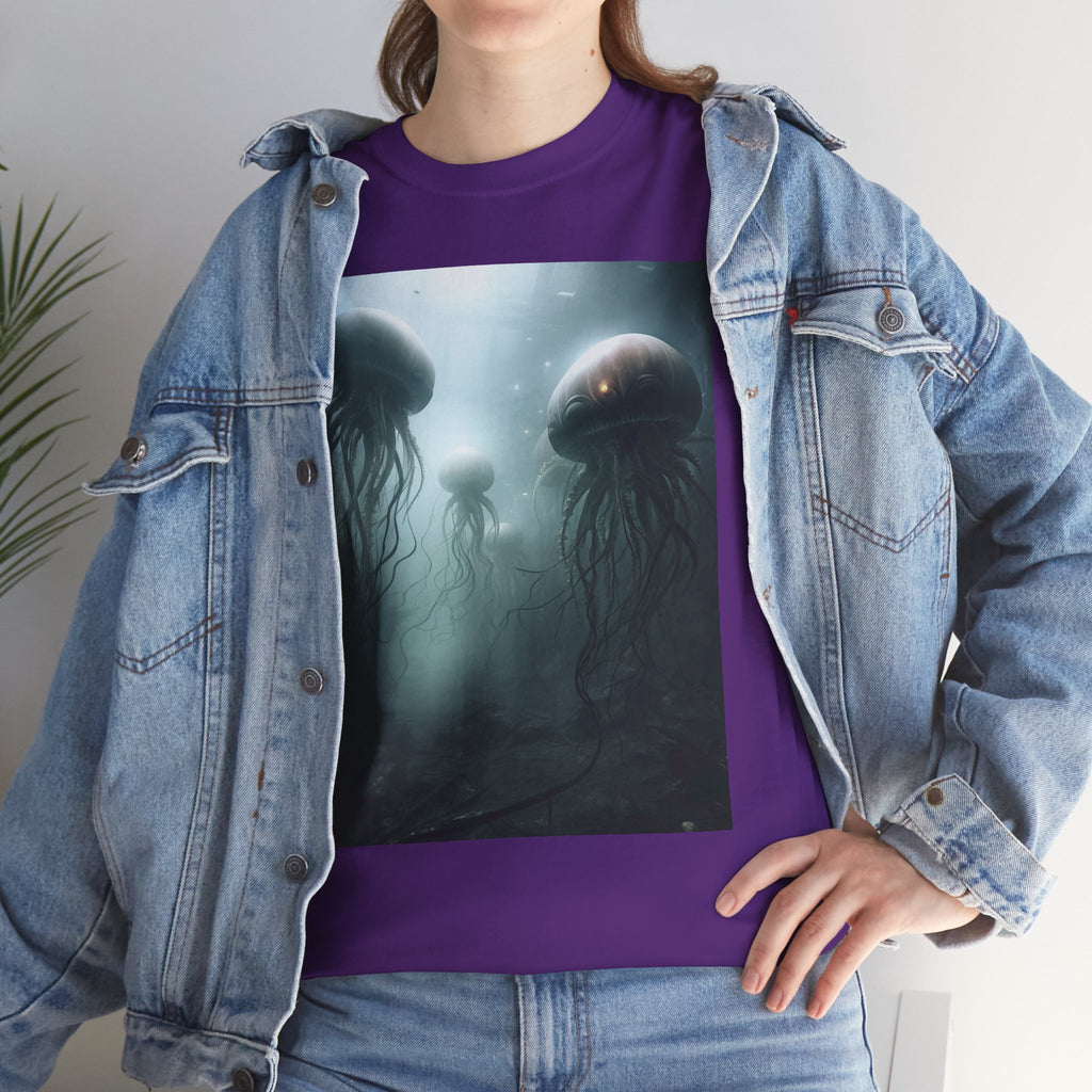 Alien Jellyfish Unisex Heavy Cotton Tee