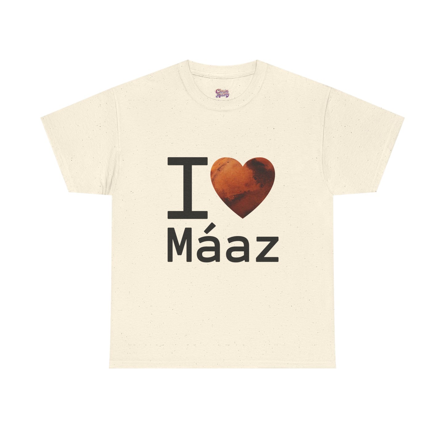 I Love Mars Unisex Heavy Cotton Tee