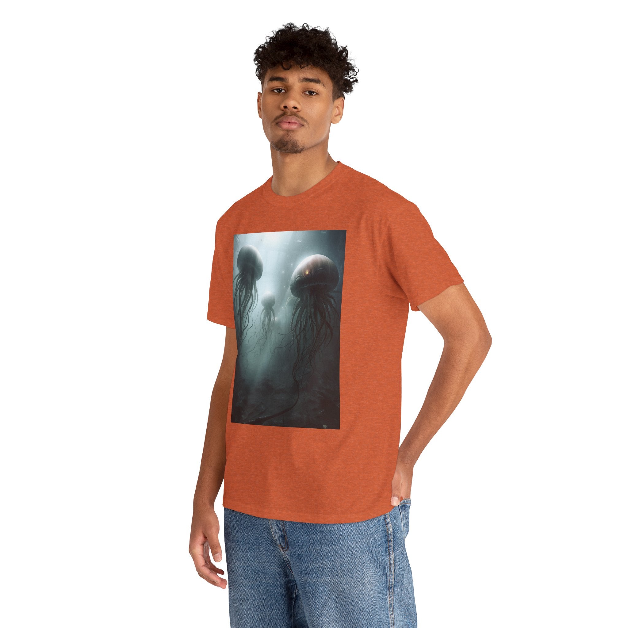 Alien Jellyfish Unisex Heavy Cotton Tee