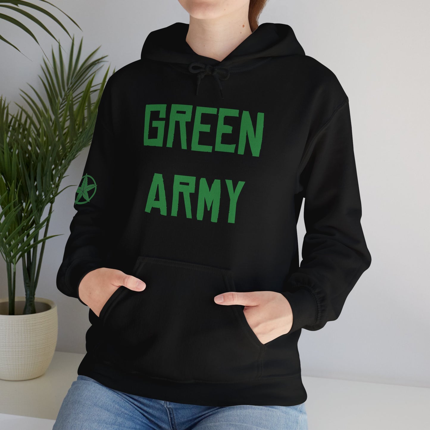 Green Army Unisex Heavy Blend Hooded Sweatshirt