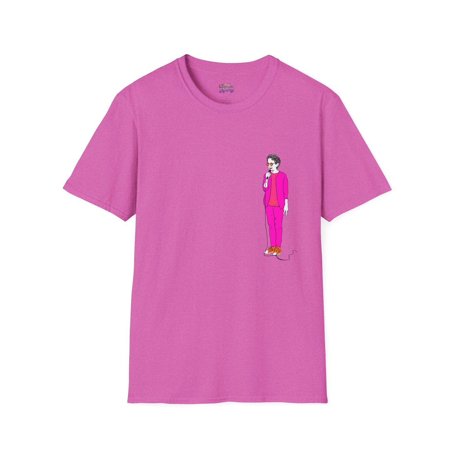 Draw and Guffaw Loren K Little Old Lady Unisex Softstyle T-Shirt