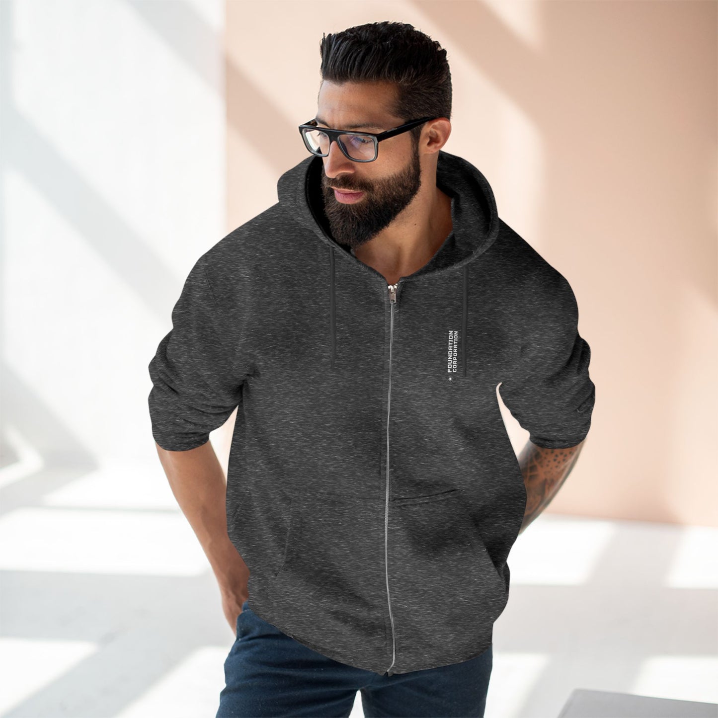 Foundation Corp Needs You Unisex Zip Hoodie