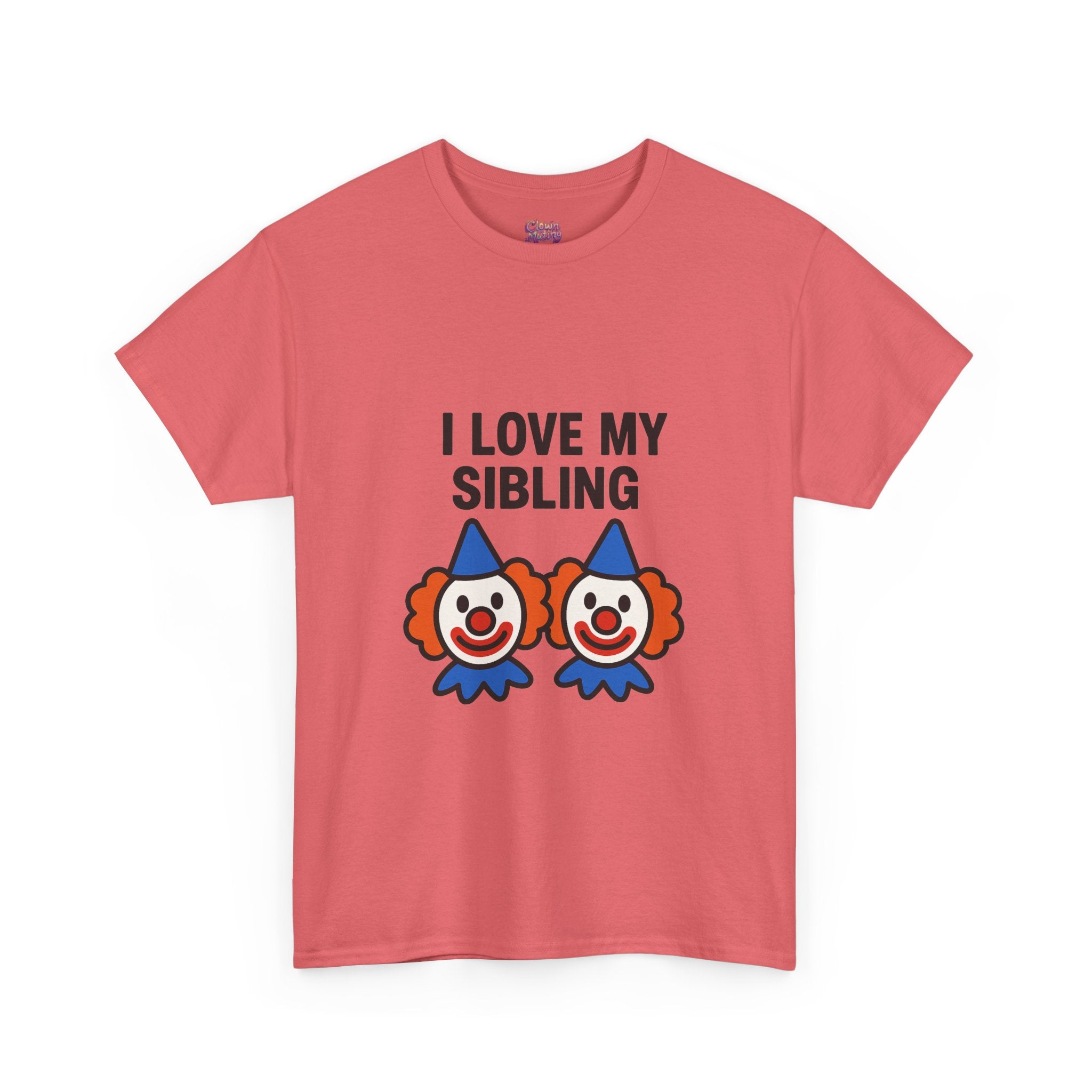 Funny Clown Sibling Love Unisex Cotton Tee