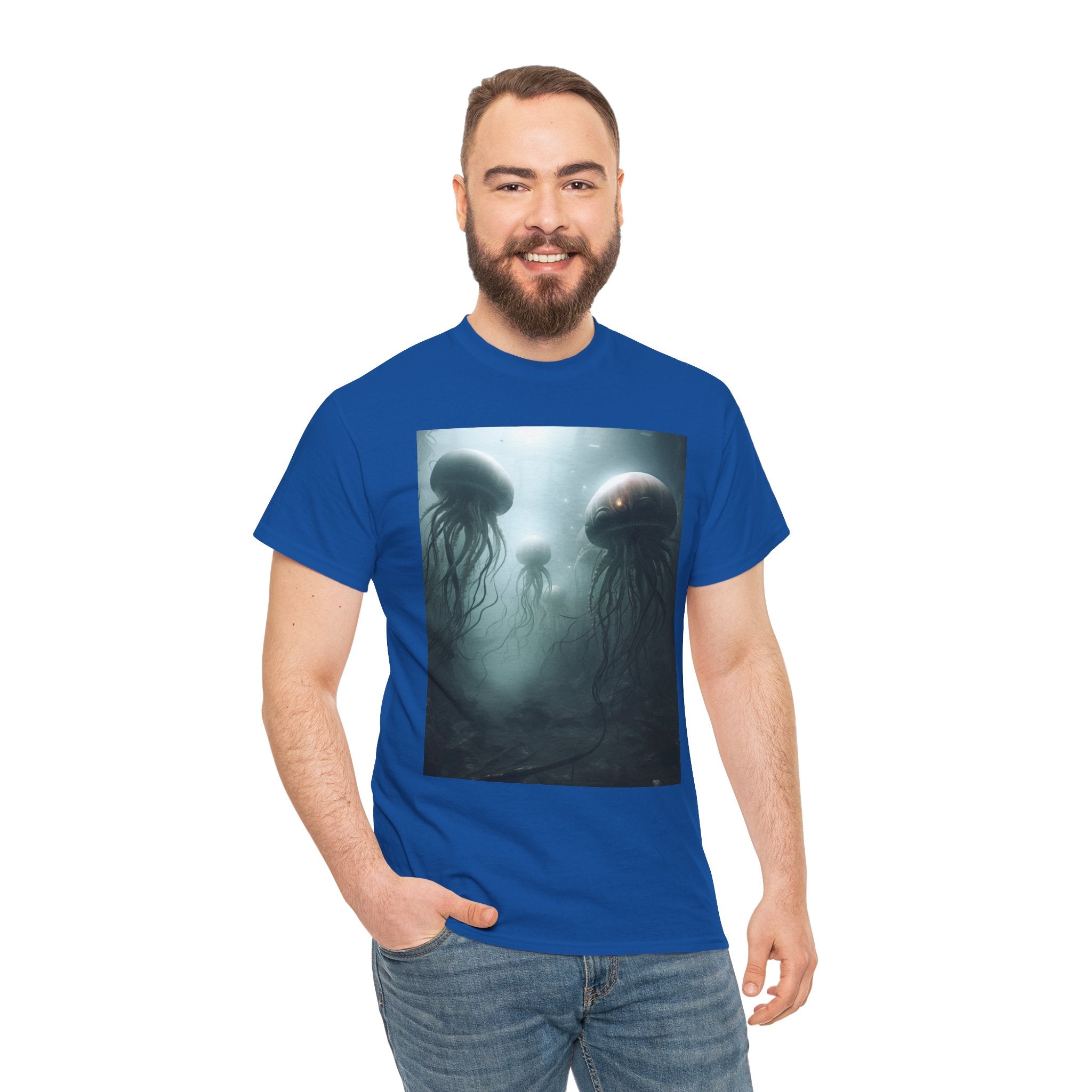 Alien Jellyfish Unisex Heavy Cotton Tee