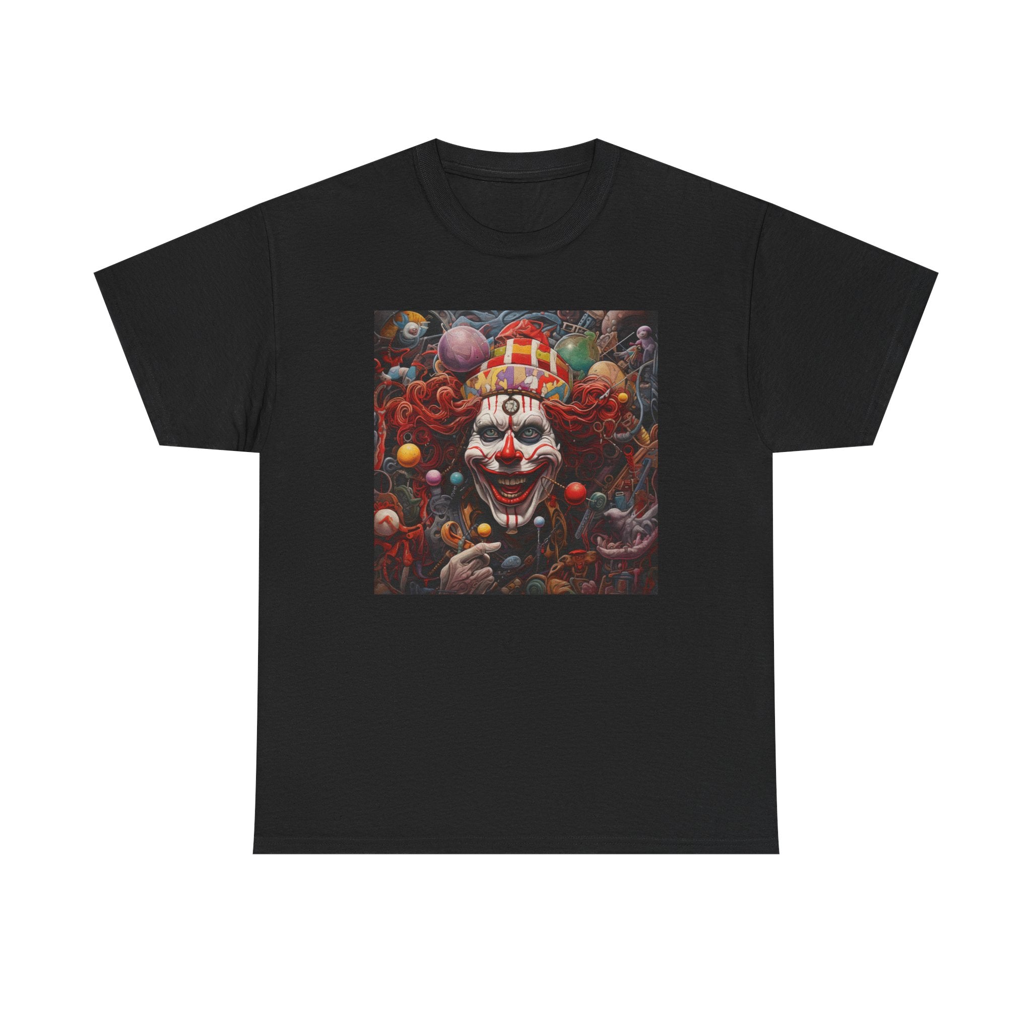 Clown Mutiny Face Unisex Heavy Cotton Tee