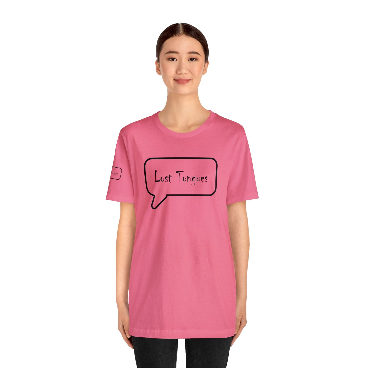 Lost Tongues Unisex Jersey Short Sleeve Tee