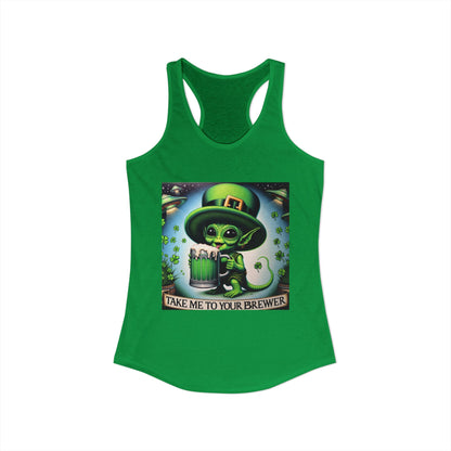 Take me to your Brewer Women's Ideal Racerback Tank