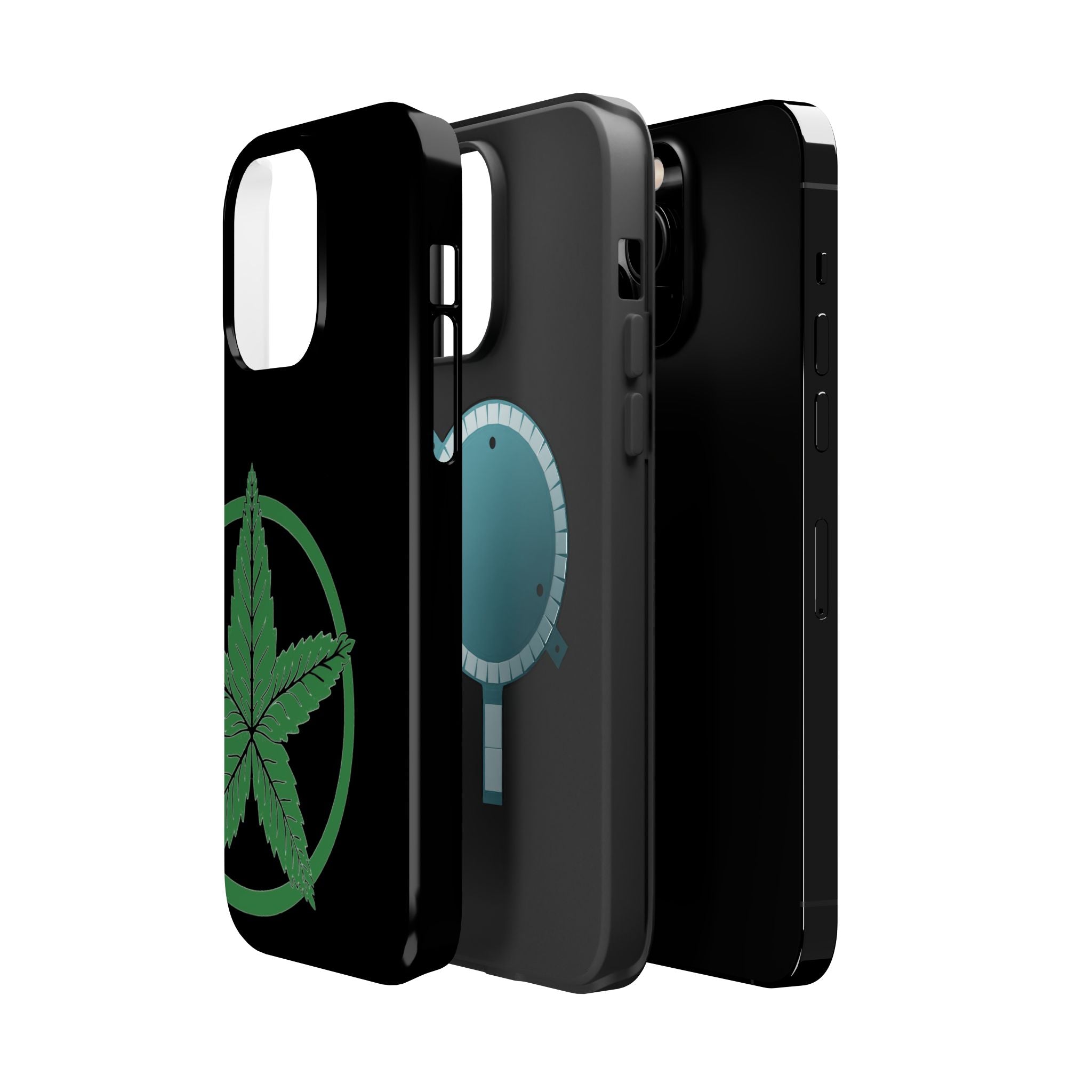 Green Army Half Star Leaf MagSafe Tough Cases
