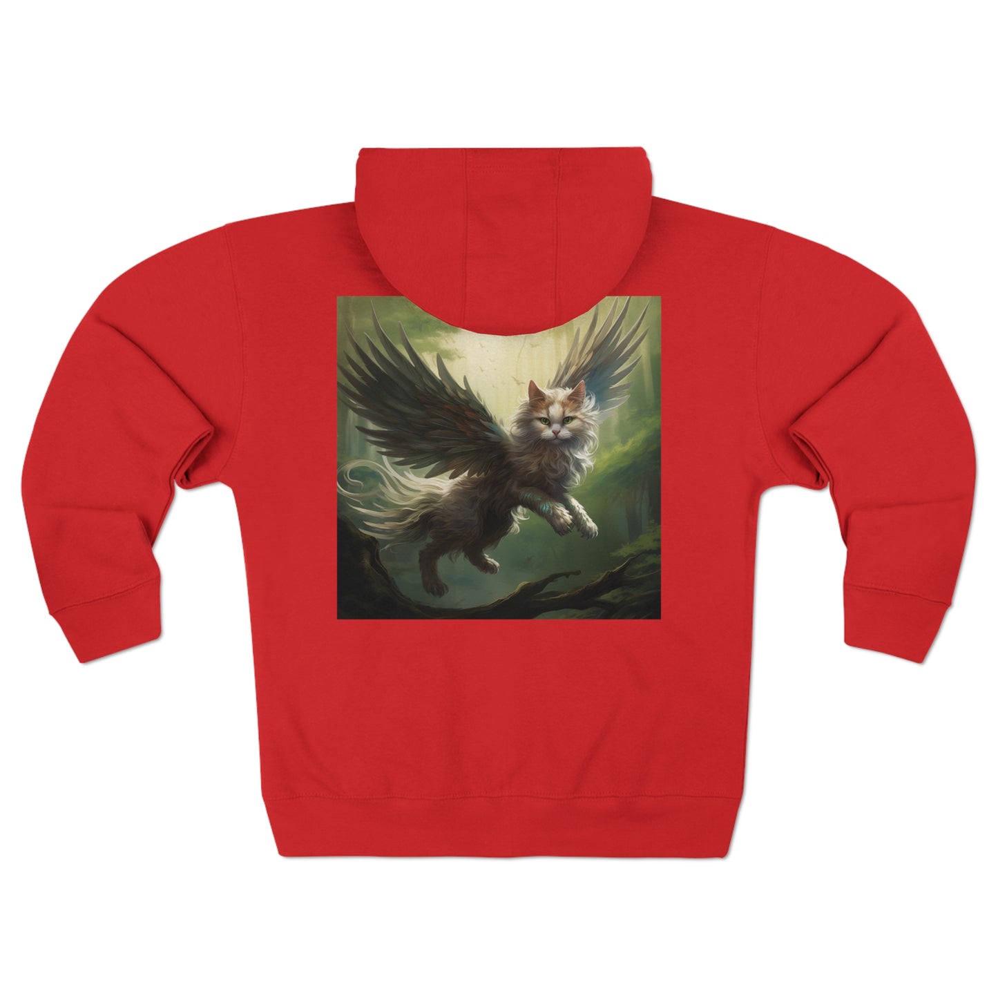 Fantasy Cat Unisex Zip Hoodie