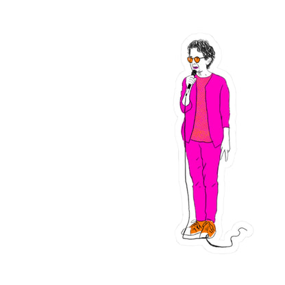 Draw and Guffaw Loren K Little Old Lesbian Kiss-Cut Stickers