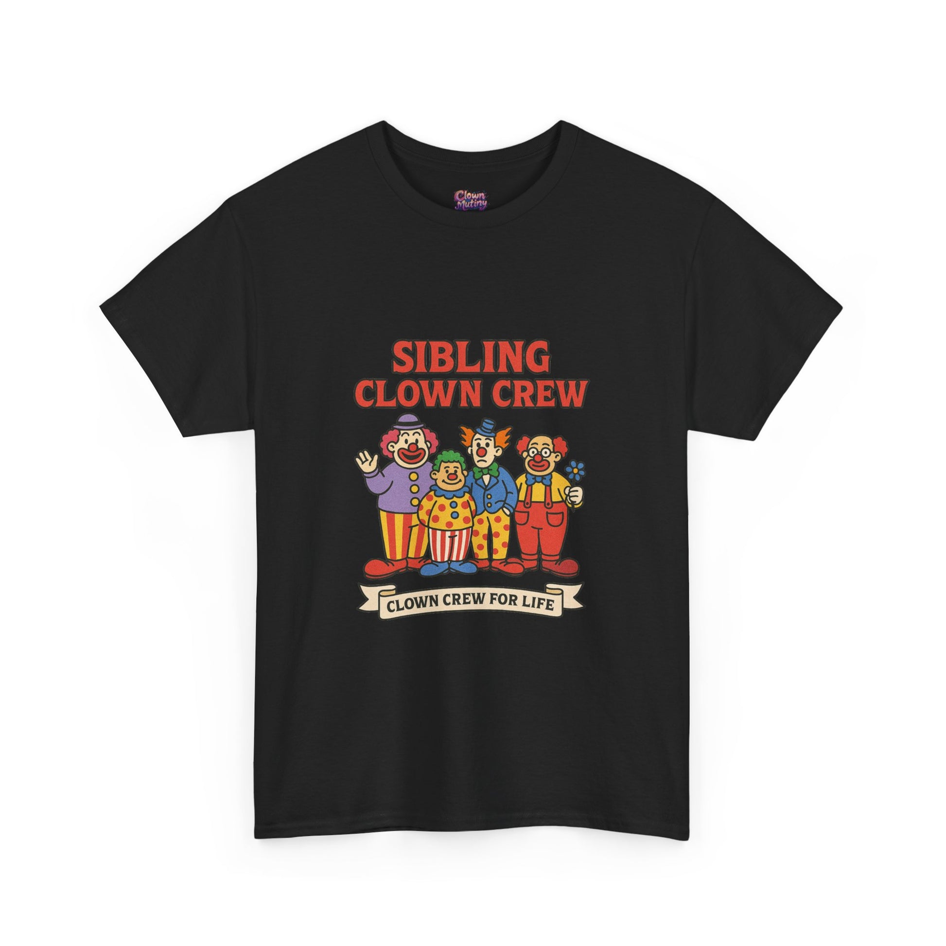 Clown Siblings Unisex Heavy Cotton Tee
