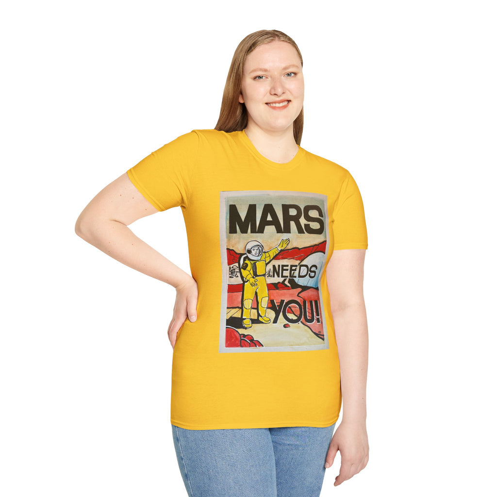 Mars Needs You Unisex Softstyle T-Shirt