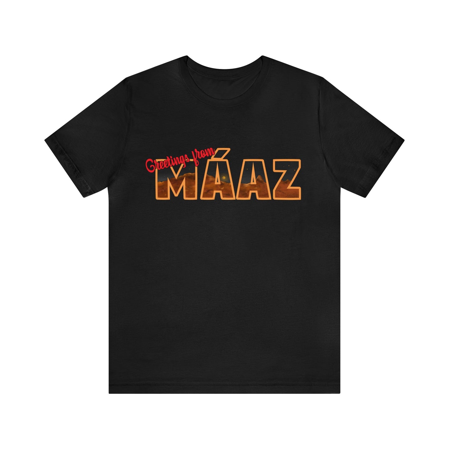 Greetings from Máaz Unisex Jersey Short Sleeve Tee