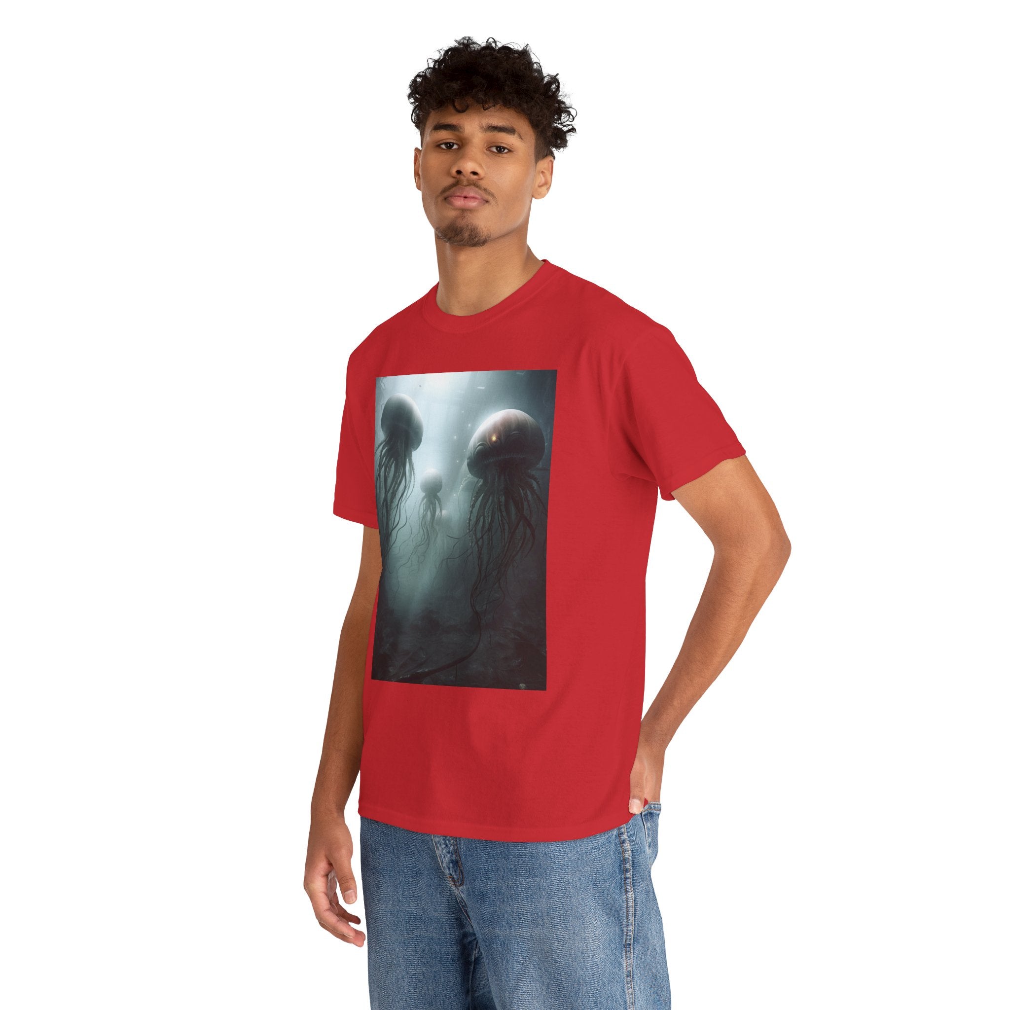 Alien Jellyfish Unisex Heavy Cotton Tee