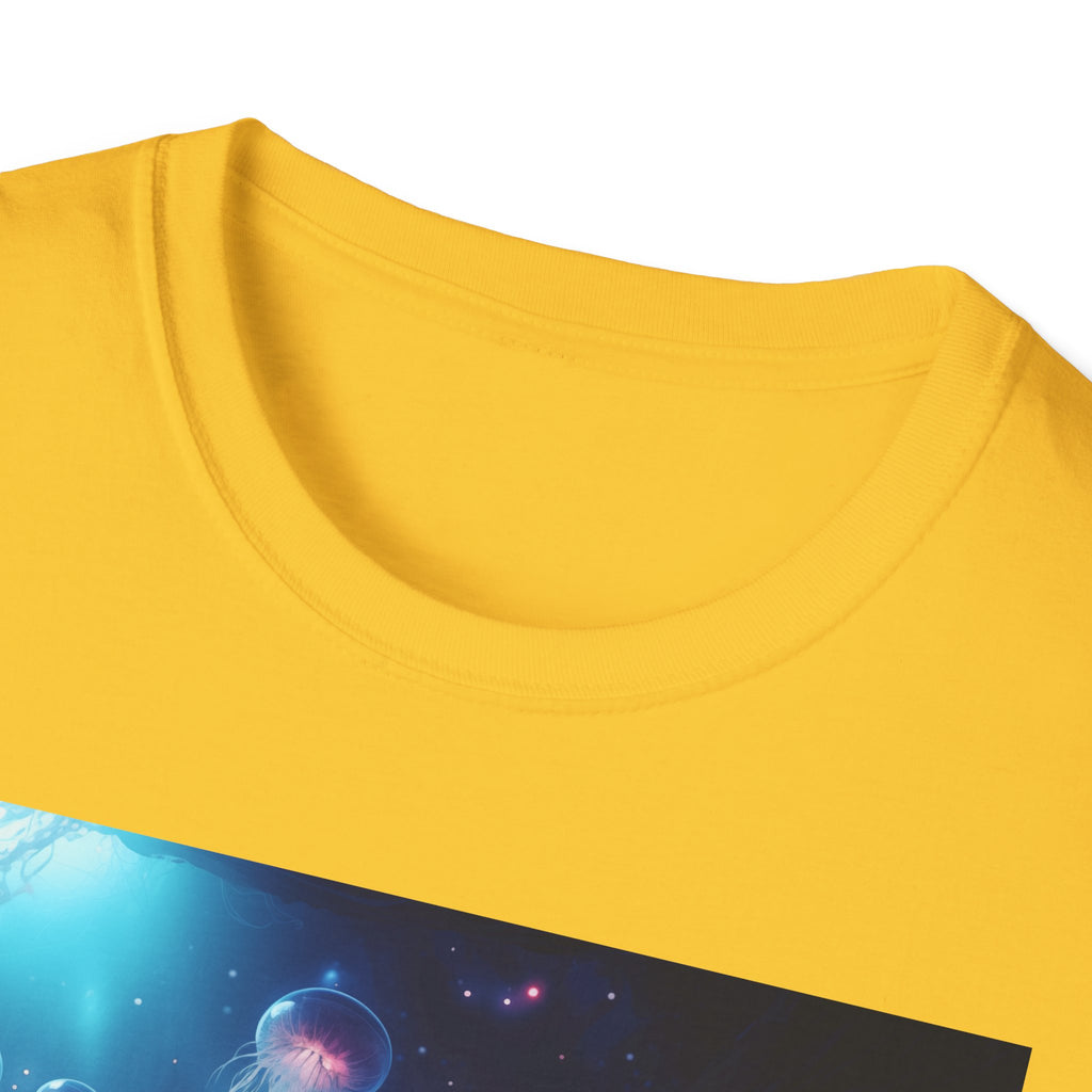 Jellyfish in Space Unisex Softstyle T-Shirt
