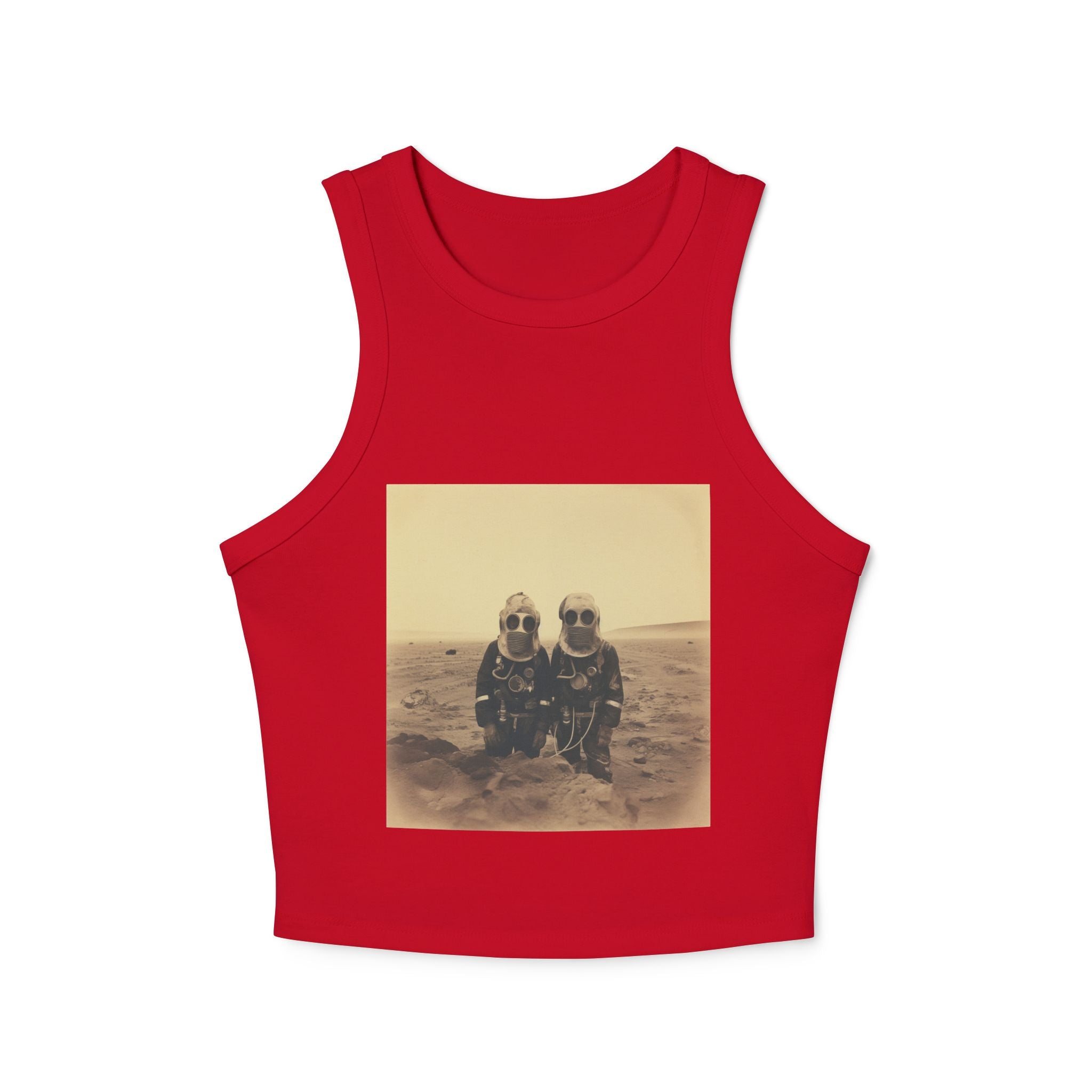 Mars Martians Racer Tank Top for Women - Unique Summer Style