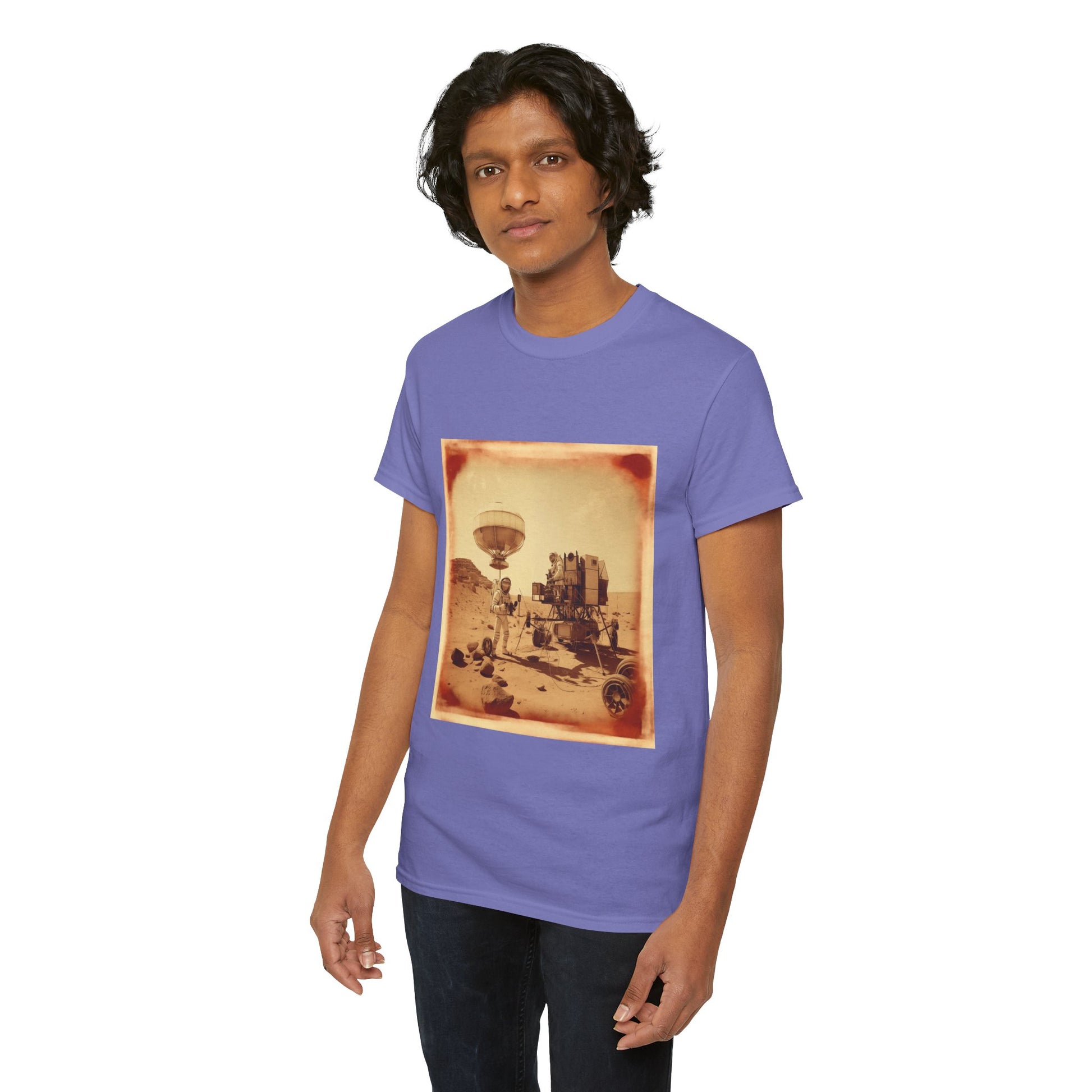 Martian Polaroid Unisex Heavy Cotton Tee