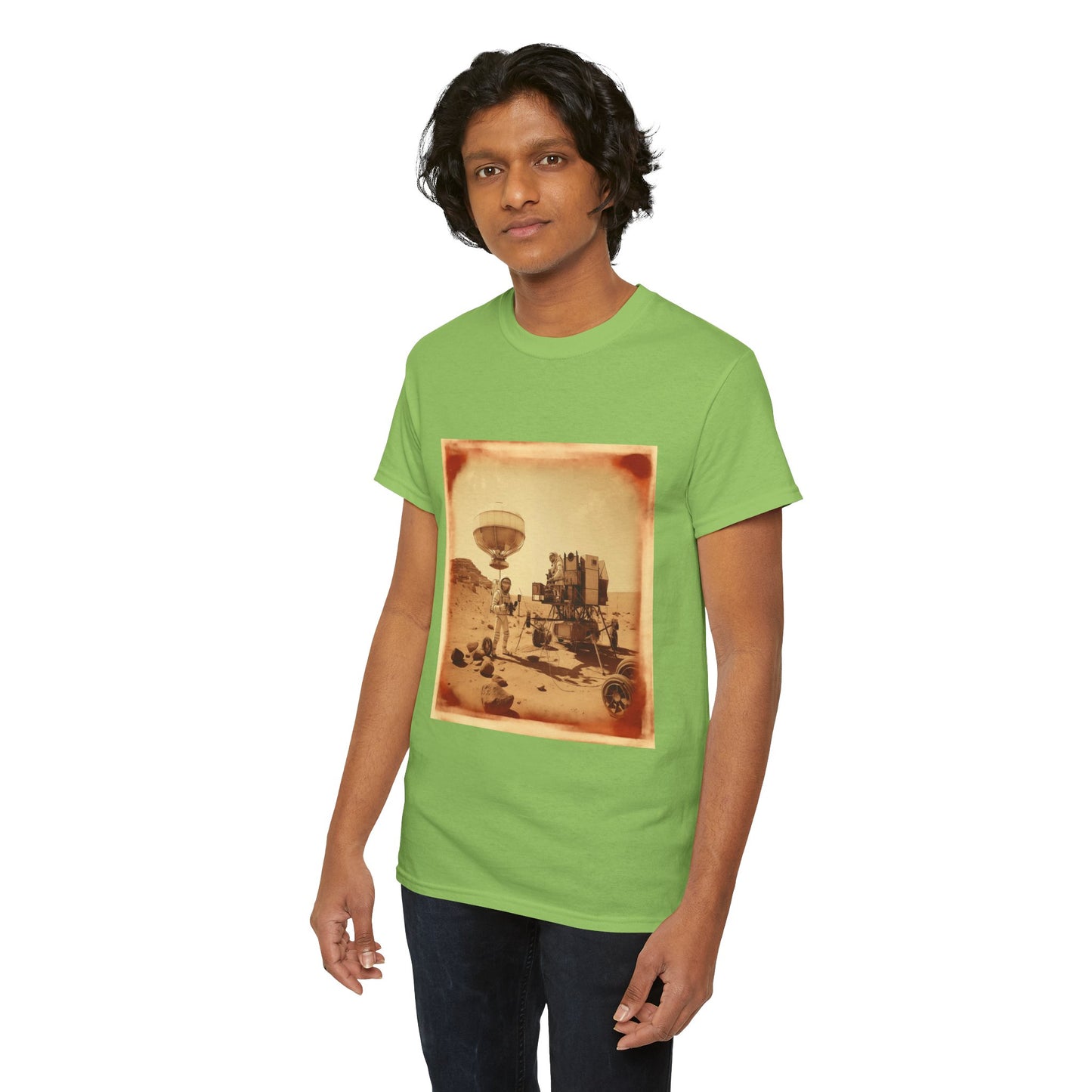 Martian Polaroid Unisex Heavy Cotton Tee